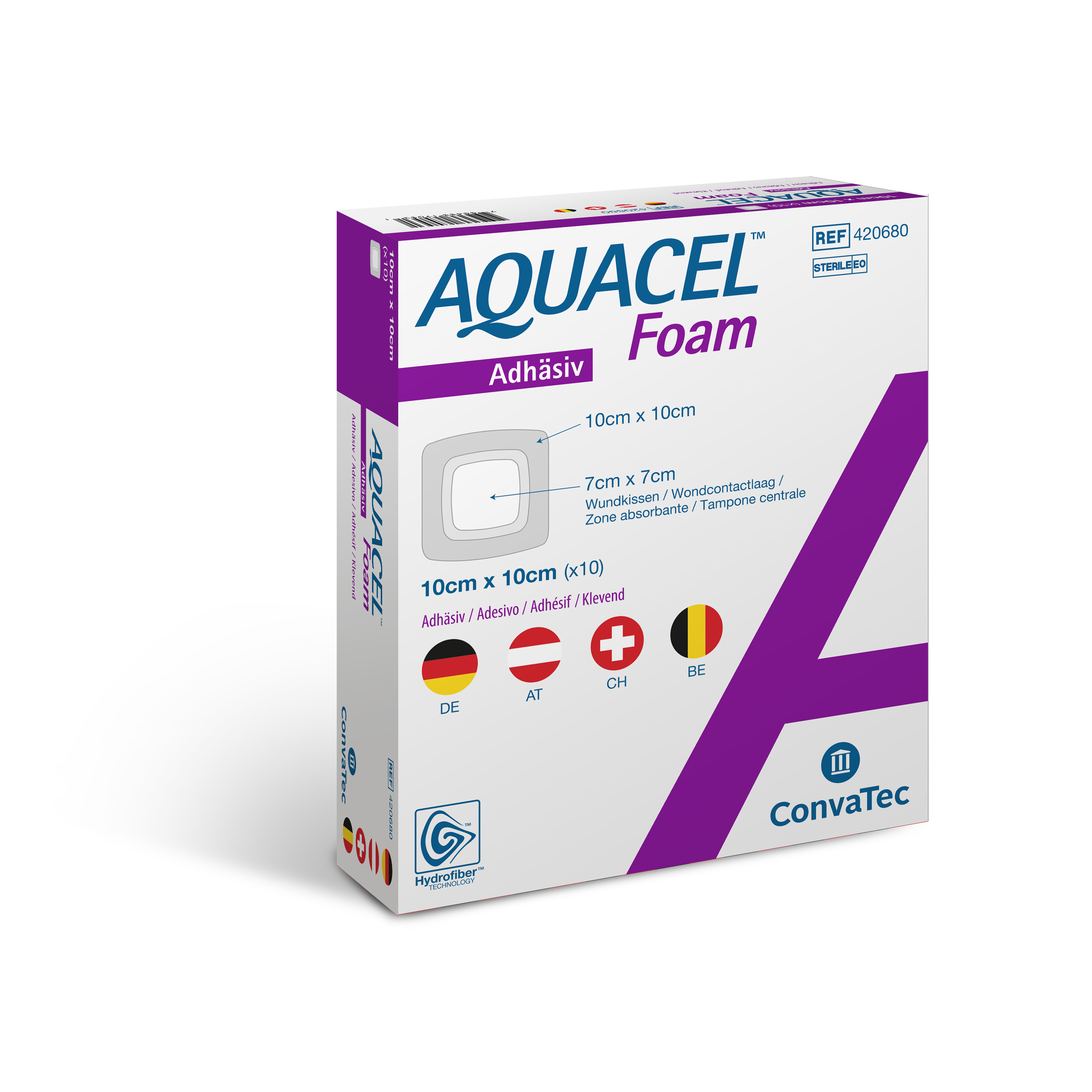 AQUACEL Foam Schaumverband Produktverpackung