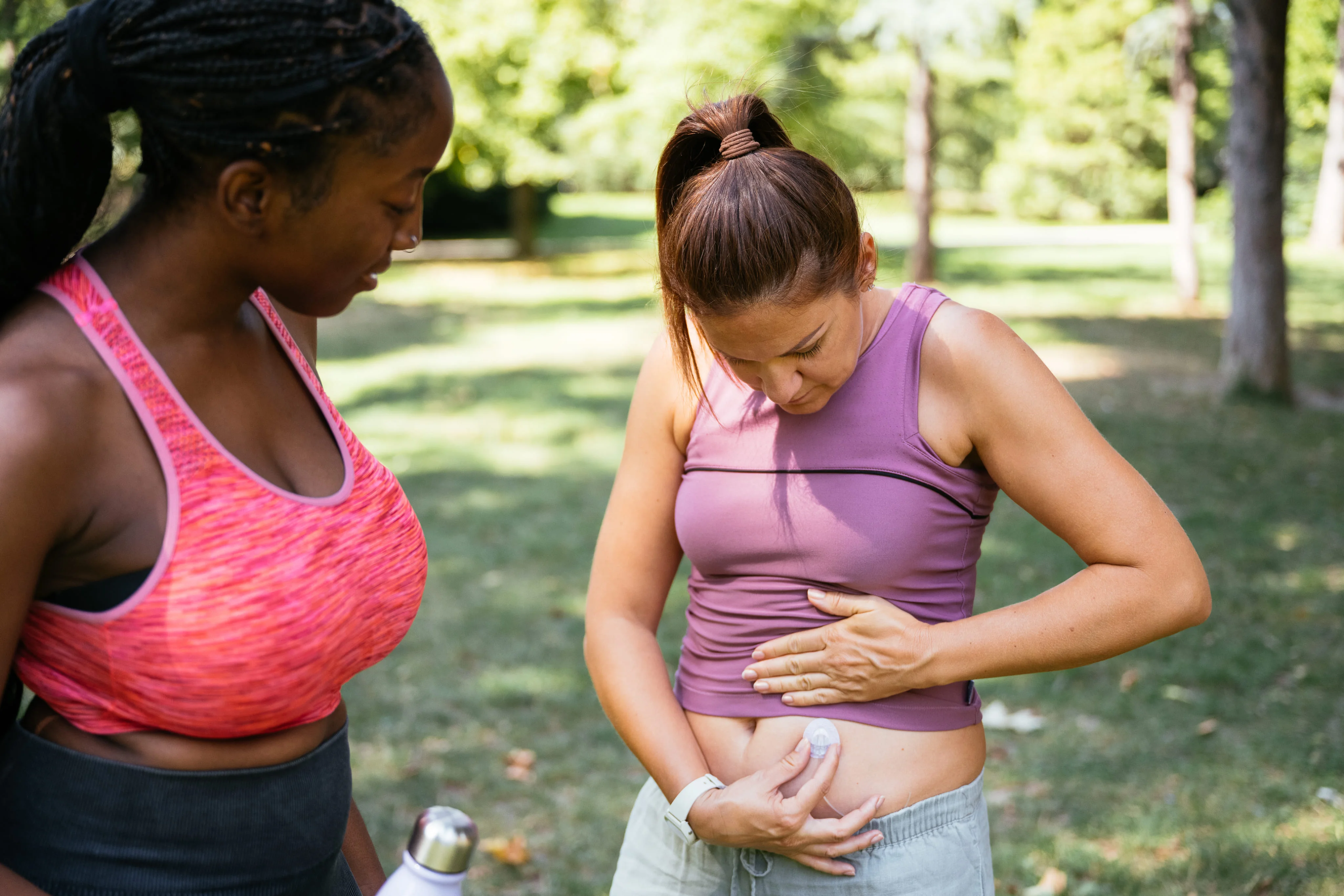 a person holding a bottle of water