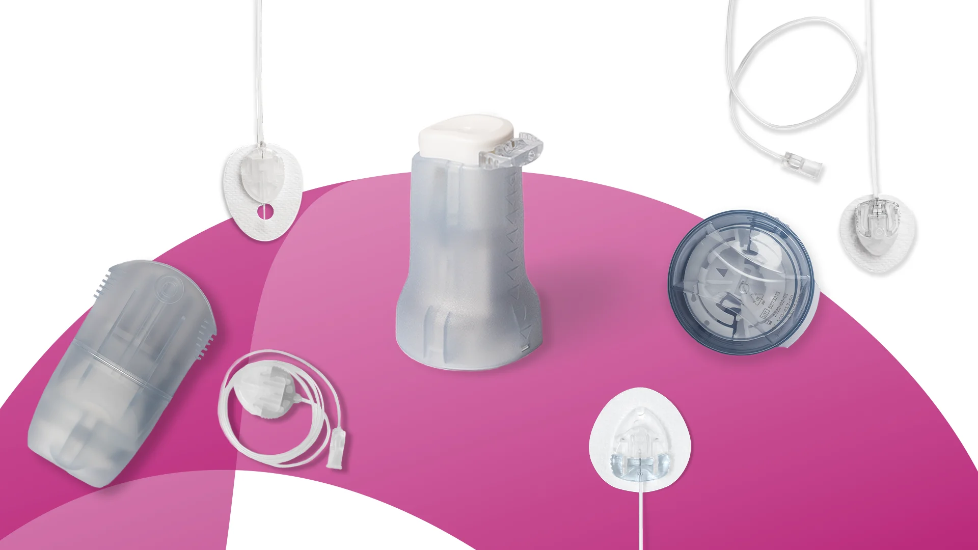 Un collage montrant les produits Convatec Infusion Care.