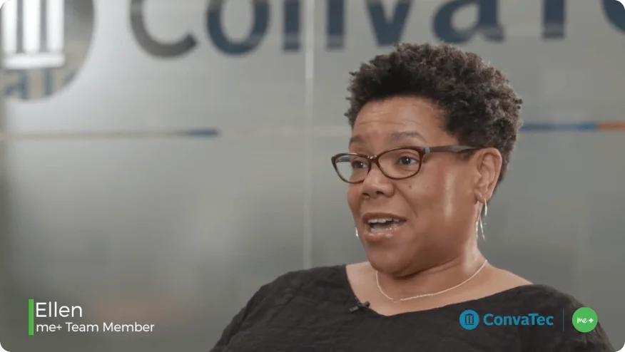 A video thumbnail of 'What is me+™ by Ellen - a me+ Team Member'